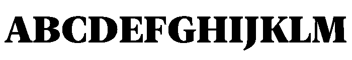 New York Large Black Font UPPERCASE