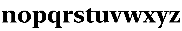 New York Large Bold Font LOWERCASE