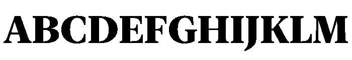 New York Large Heavy Font UPPERCASE
