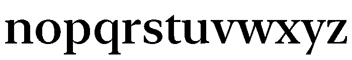 New York Large Medium Font LOWERCASE