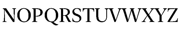 New York Large Regular Font UPPERCASE