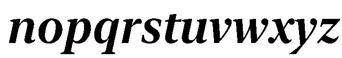 New York Large Semibold Italic Font LOWERCASE