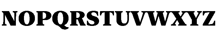 New York Medium Black Font UPPERCASE