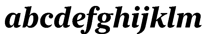 New York Medium Bold Italic FONT
