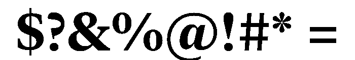 New York Medium Bold Font OTHER CHARS