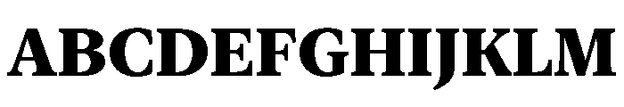 New York Medium Heavy Font UPPERCASE