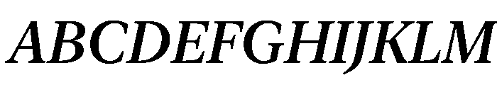 New York Medium Medium Italic Font UPPERCASE