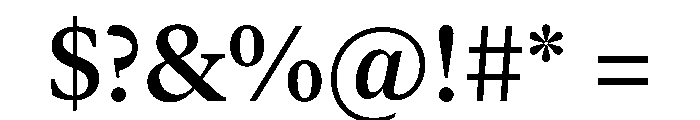 New York Medium Medium Font OTHER CHARS