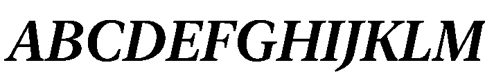 New York Medium Semibold Italic Font UPPERCASE