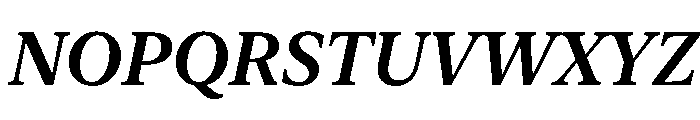 New York Medium Semibold Italic Font UPPERCASE