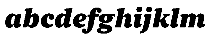 New York Small Black Italic FONT