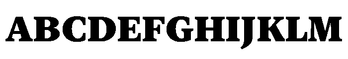 New York Small Black Font UPPERCASE