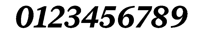 New York Small Bold Italic Font OTHER CHARS