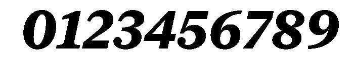 New York Small Heavy Italic Font OTHER CHARS