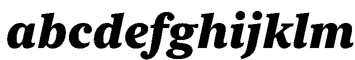 New York Small Heavy Italic FONT