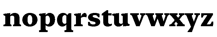 New York Small Heavy Font LOWERCASE