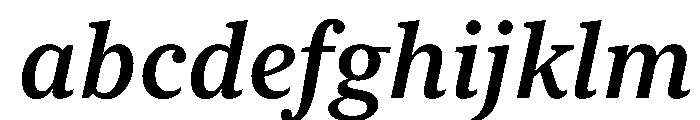 New York Small Medium Italic FONT