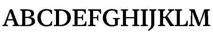 New York Small Medium Font UPPERCASE