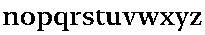 New York Small Medium Font LOWERCASE