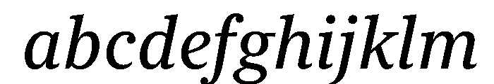 New York Small Regular Italic FONT