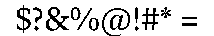 New York Small Regular Font OTHER CHARS
