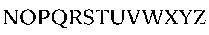 New York Small Regular Font UPPERCASE