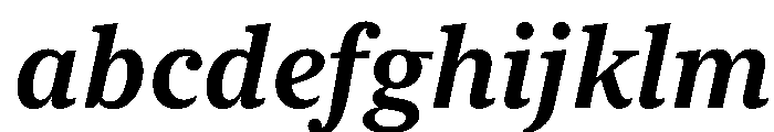 New York Small Semibold Italic FONT