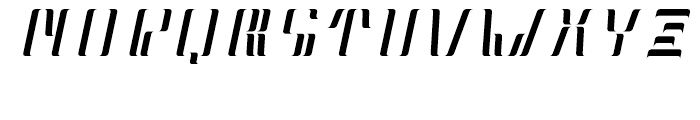 NEOLUX Alternate Italic Font UPPERCASE