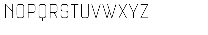 Necia Light Unicase Font UPPERCASE