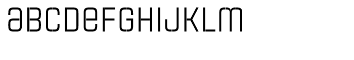 Necia Stencil 1 Regular Unicase Font LOWERCASE