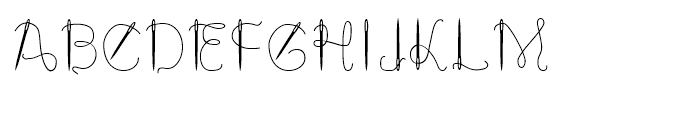 Need A Lilly Regular Font UPPERCASE
