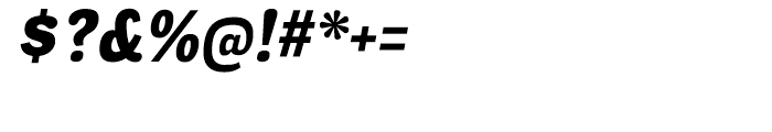 Negotiate Heavy Italic Font OTHER CHARS