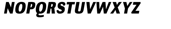 Negotiate Heavy Italic Font UPPERCASE