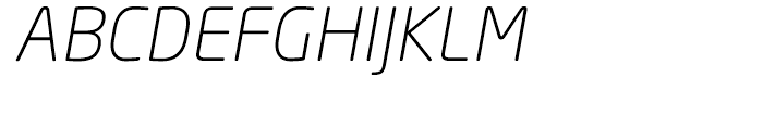Neo Sans Greek Light Italic Font UPPERCASE