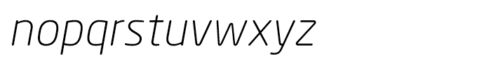 Neo Sans Greek Light Italic Font LOWERCASE