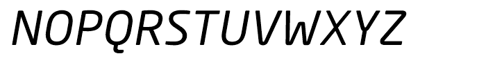 Neo Sans Greek Regular Italic Font UPPERCASE