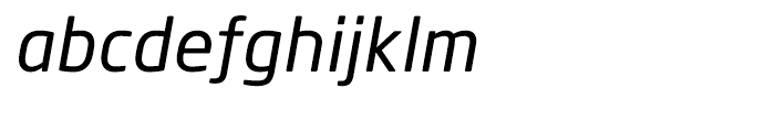 Neo Sans Greek Regular Italic Font LOWERCASE