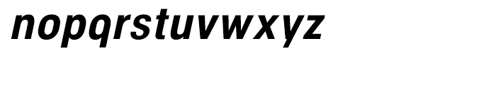 NeoGram Condensed Bold Italic Font LOWERCASE