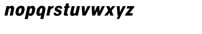 NeoGram Condensed Extra Bold Italic Font LOWERCASE