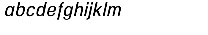 NeoGram Condensed Medium Italic Font LOWERCASE