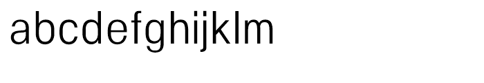 NeoGram Condensed Regular Font LOWERCASE