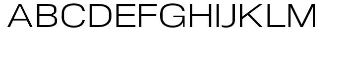 NeoGram Extended Regular Font UPPERCASE