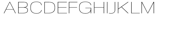 NeoGram Extended Ultra Light Font UPPERCASE
