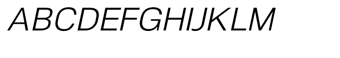 NeoGram Italic Font UPPERCASE