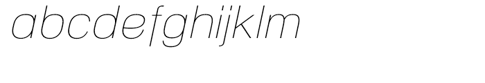 NeoGram Ultra Light Italic Font LOWERCASE