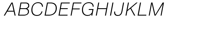 Neogrotesk Essential Alt Ultra Light Italic Font UPPERCASE