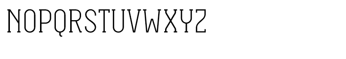 Neubau Serif Light Font UPPERCASE