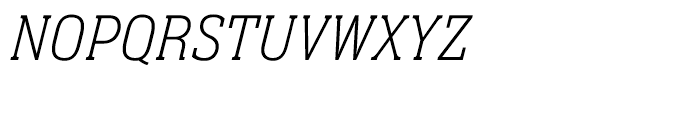 Neue Aachen Thin Italic Font UPPERCASE