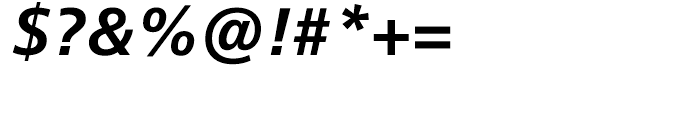 Neue Frutiger Bold Italic Font OTHER CHARS