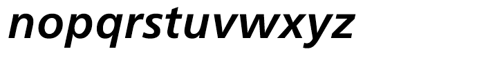 Neue Frutiger Bold Italic Font LOWERCASE